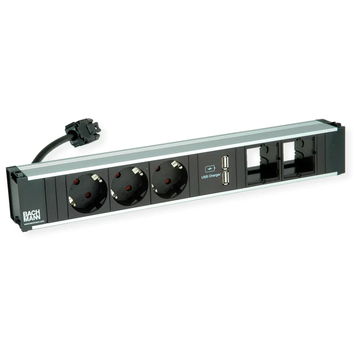 Bachmann CONI Steckdosenleiste 3xSchutzkontaktdosen 1xUSB Charger 2xCustom - Stec