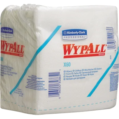 WYPALL Wischtuch X60 6034 1lg. Viertelfalz 31x32cm ws 76 St./Pack.