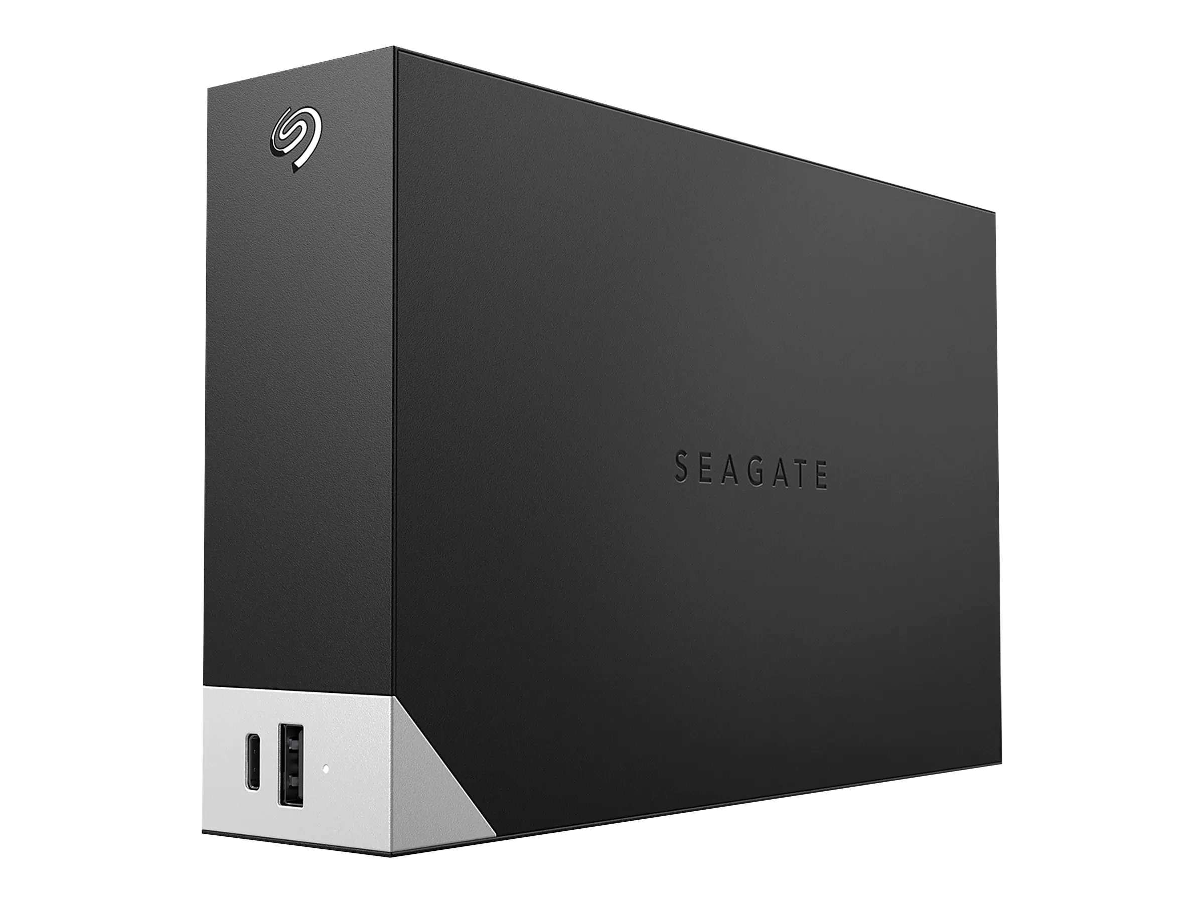Seagate One Touch with hub STLC4000400 - Festplatte - 4 TB - extern (Stationär) - USB 3.0 - Schwarz - mit Seagate Rescue Data Recovery