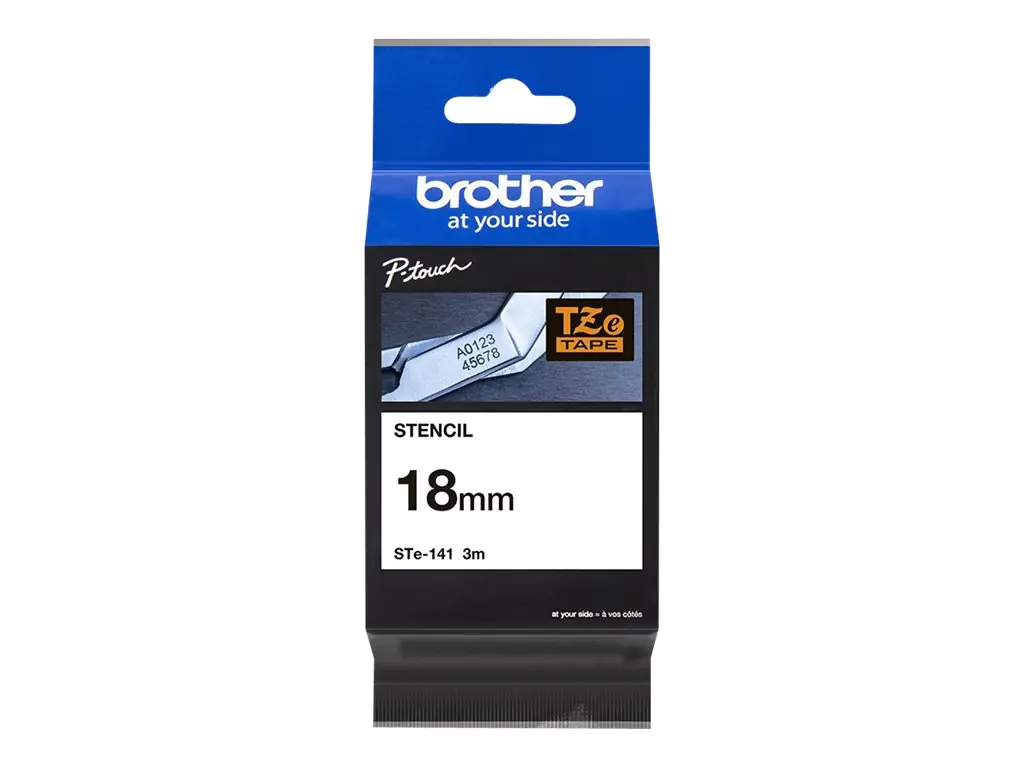 Brother STe-141 - Schwarz - Rolle (1,8 cm x 3 STE141