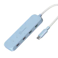 J5Create JCH345EC - Hub - umweltfreundlich, USB-C - 4 x USB-C 3.2 Gen 2 - Desktop