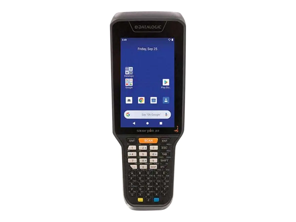 Datalogic Skorpio X5 - Datenerfassungsterminal - robust - Android 10 - 32 GB - 10.9 cm (4.3") Farbe TFT (800 x 480) - Kamera auf Rückseite - Barcodeleser - (2D-Imager) - USB-Host - microSD-Steckplatz - Wi-Fi 5, NFC, Bluetooth