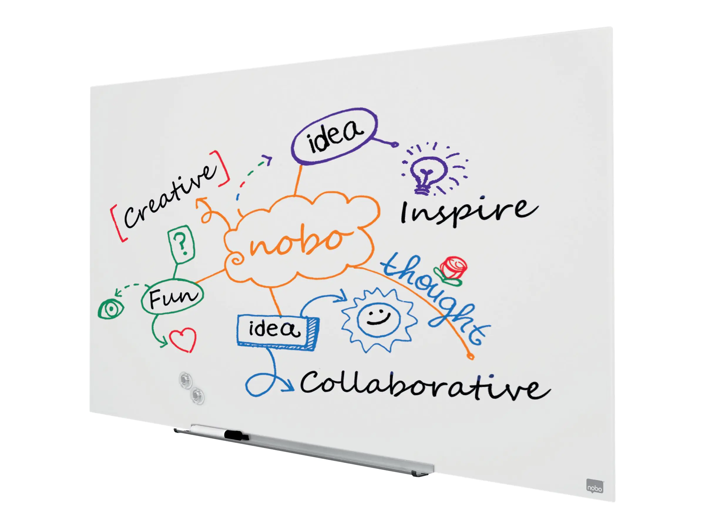 Nobo Diamond - Whiteboard - geeignet für Wandmontage 1905177