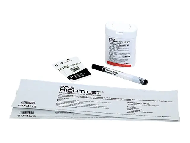 Evolis High Trust Erweitertes Reinigungskit - Drucker - Reinigungssatz - für Evolis Zenius Expert Contactless, Zenius Expert Mag ISO, Zenius Expert Smart