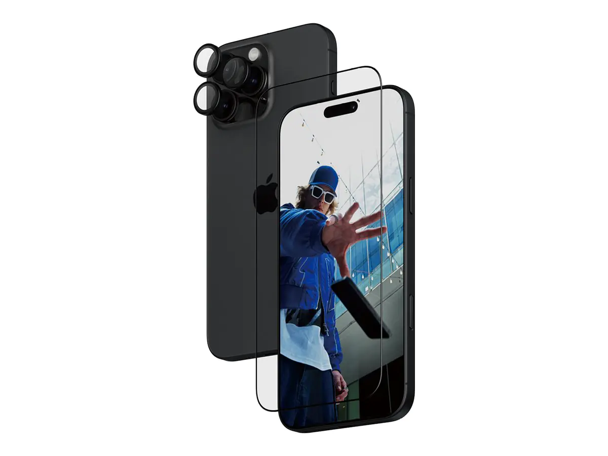 PanzerGlass 2-in-1 Schutz - Schutzkit Display/Objektiv für Handy