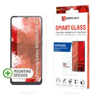 E.V.I. Displex Smart Glass (9H) für Samsung Galaxy A22/A31/A32 4G - Montagesticker - unzerbrec