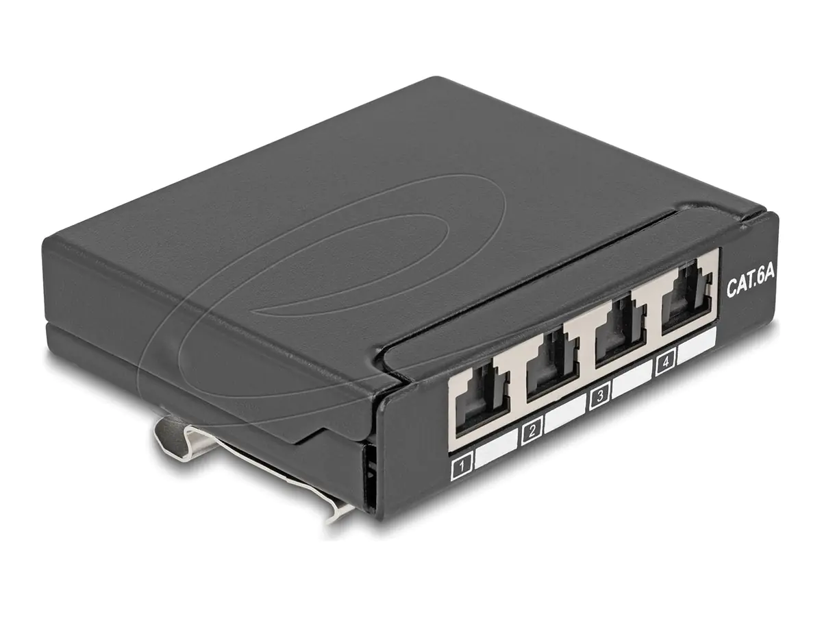 Delock Patch Panel - mini - DIN schienenmontierbar 90378