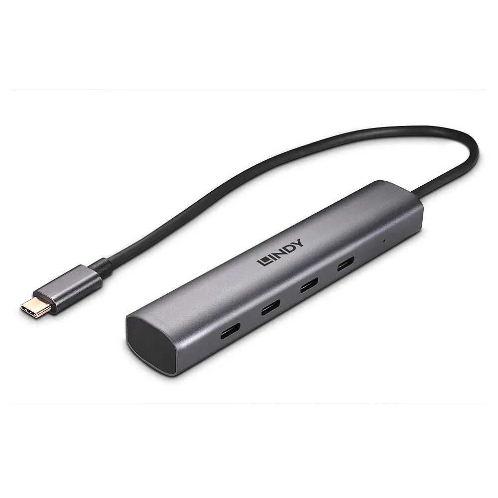 Lindy Hub - 4 x USB-C 3.2 Gen 2 - Desktop 43384