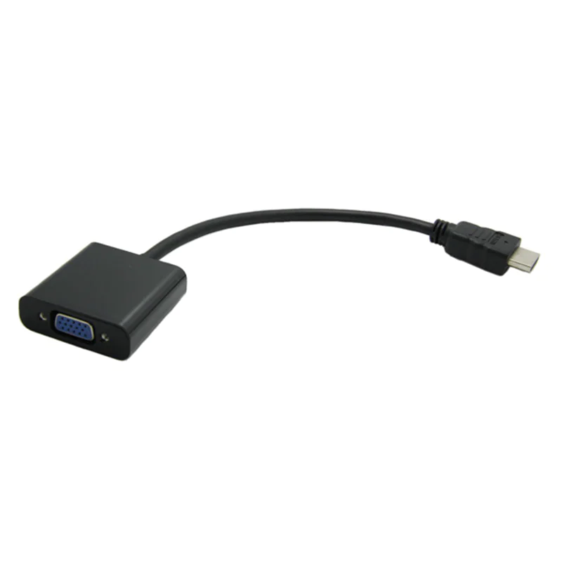 VALUE - Videoadapter - HD-15 (VGA) weiblich zu HDMI männlich - 15 cm - Schwarz