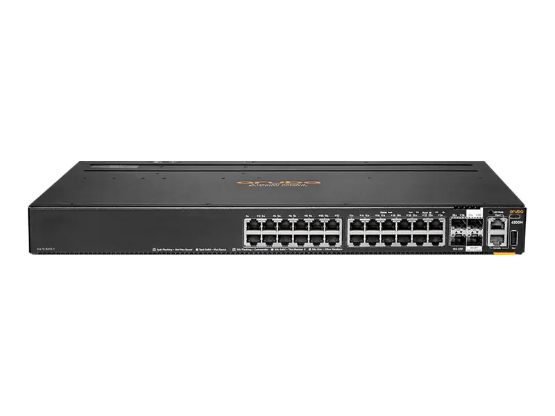 HPE Aruba 6200M 24G Class4 PoE 4SFP+ TAA Switch - Switch - max. Stapelentfernung 10 km - L3 -