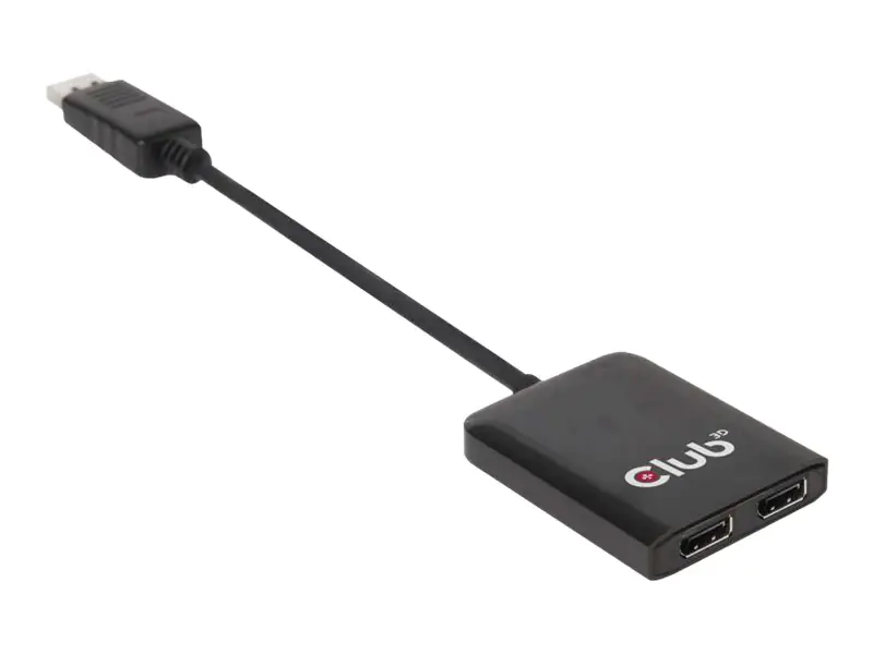 Club 3D SenseVision Multi Stream Transport (MST) Hub CSV-6200 - Video-Verteiler - 2 x DisplayPort - Desktop