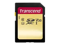 Transcend 500S - Flash-Speicherkarte - 64 GB - Video Class V30 / UHS-I U3 / Class10 - SDXC UHS-I