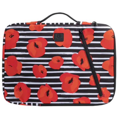 Exacompta Notebookhülle Sleeve 41 x 31 x 2,5 cm (B x H x T) Minifronttasche mit Reißverschluss Polyester, 100 % recycelt mehrfarbig
