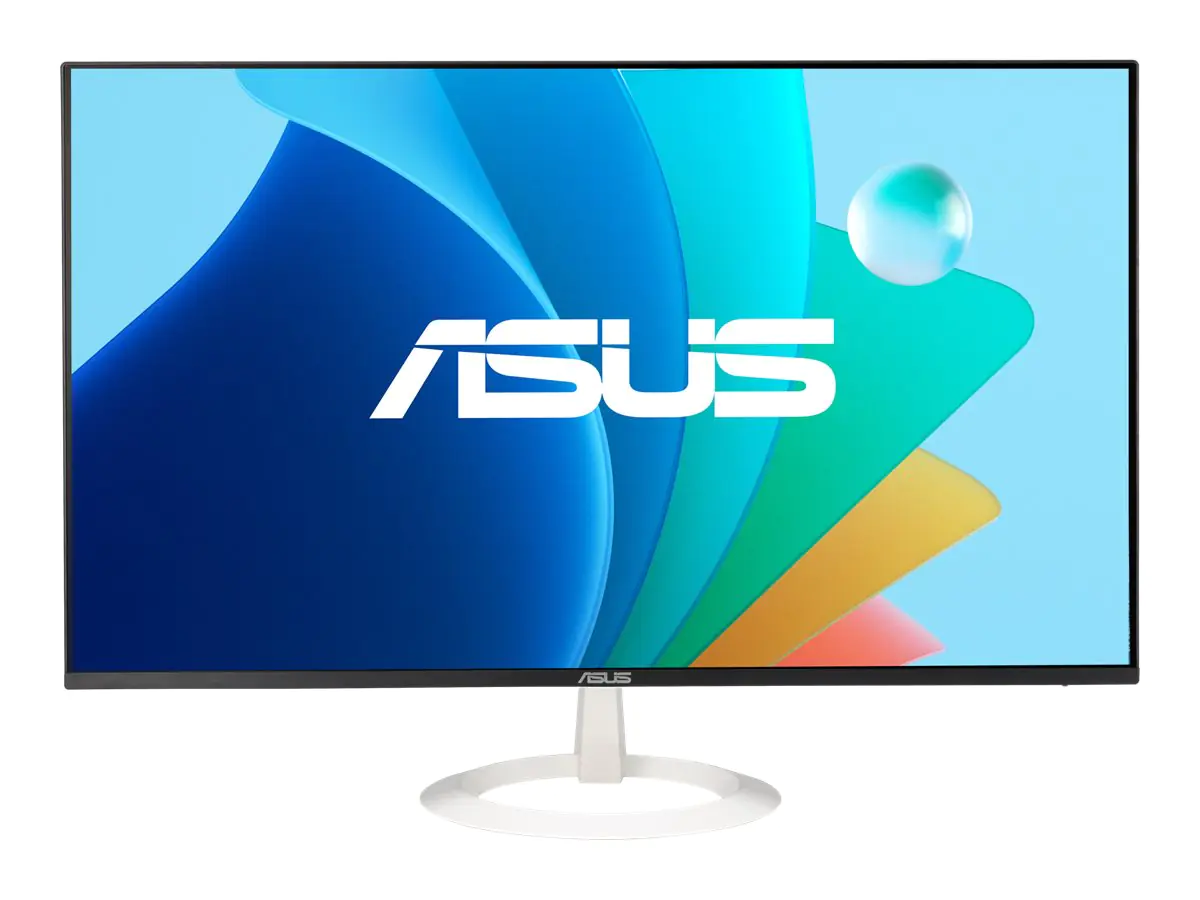 ASUS VZ24EHF-W - LED-Monitor - Gaming - 61 cm (24") (23.8" sichtbar) - 1920 x 1080 Full HD (1080p) @ 100 Hz - IPS - 250 cd/m² - 1300:1 - 5 ms - HDMI - weiß