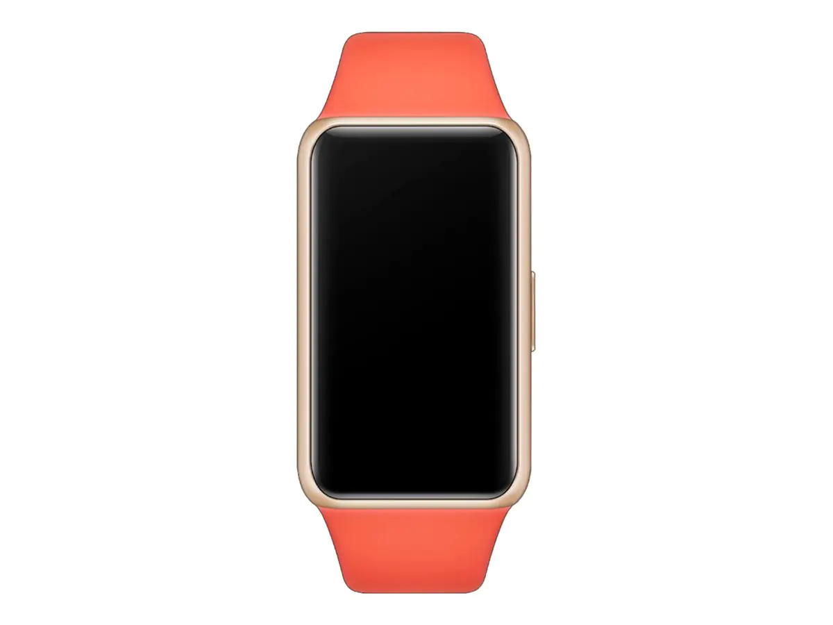Huawei Band 6 - Gold - Aktivitätsmesser mit Riemen - Silikon - Amber Sunrise - Anzeige 3.7 cm