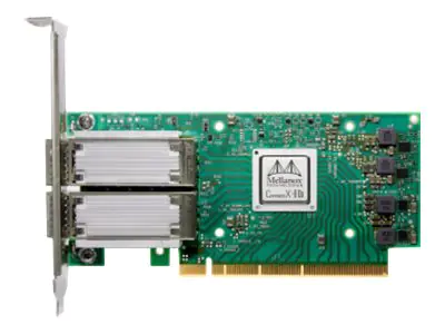 Mellanox Nvidia ConnectX-6 Dx EN, Eingebaut, Kabelgebunden, PCI Express, Faser, 100000 Mbit/s, Grün, Grau MCX623106AC-CDAT