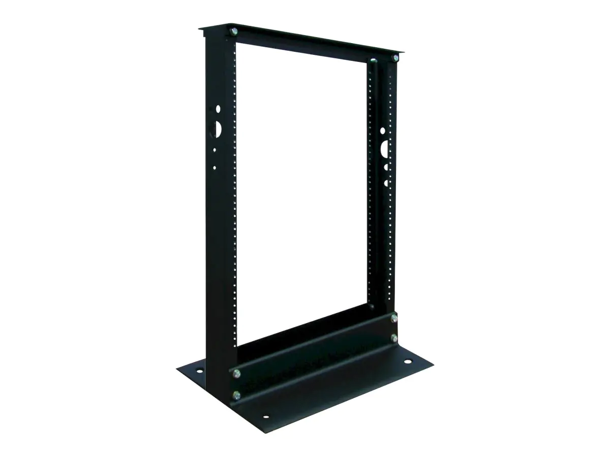 Tripp Eaton Tripp Lite Series 13U 2-Post Open Frame Rack Server Cabinet Threaded Holes - Schrank offener Rahmen - 2 Pfosten - Schwarz - 13U - 48.3 cm (19") SR2POST13