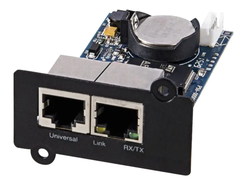 PowerWalker SNMP Card 2 - Fernverwaltungsadapter - 100Mb LAN - 100Base-TX - für PowerWalker VI 1000 RLP, VI 2000 RLP, VI 3000 RLP