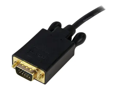StarTech DisplayPort auf VGA Kabel 4,5m (Stecker/Stecker) - Aktiver DP zu VGA Kabel Adapter/ Konverter für PC 1920x1200 - Schwarz - DisplayPort-Kabel - DisplayPort (M) zu HD-15 (VGA) (M) - 4.57 m - eingerastet - Schwarz
