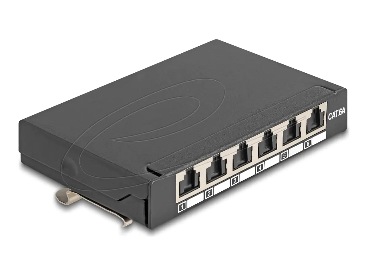 Delock Patch Panel - mini - DIN schienenmontierbar 90379