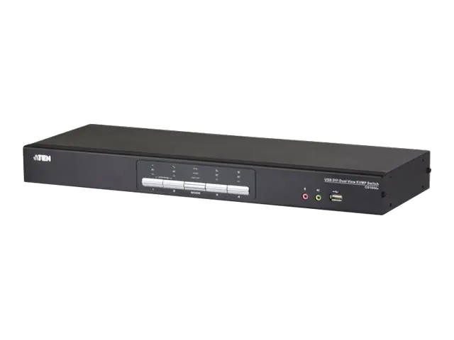 ATEN USB DVI Dual View KVMP Switch CS1644A - KVM-/Audio-/USB-Switch CS1644A-AT-G