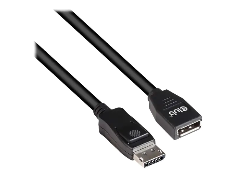Club 3D - DisplayPort-Verlängerungskabel - DisplayPort (M) zu DisplayPort (W) - DisplayPort 1.4 - 2 m - 8K Unterstützung