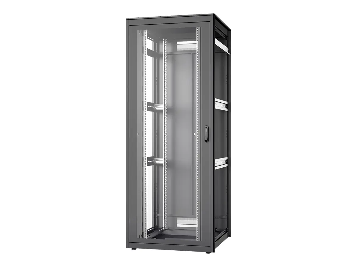 Digitus Unique Series - Schrank Netzwerkschrank - 800 x 800 mm (B x T) - Schwarz, RAL 9005 - 42HE - 48.3 cm (19")