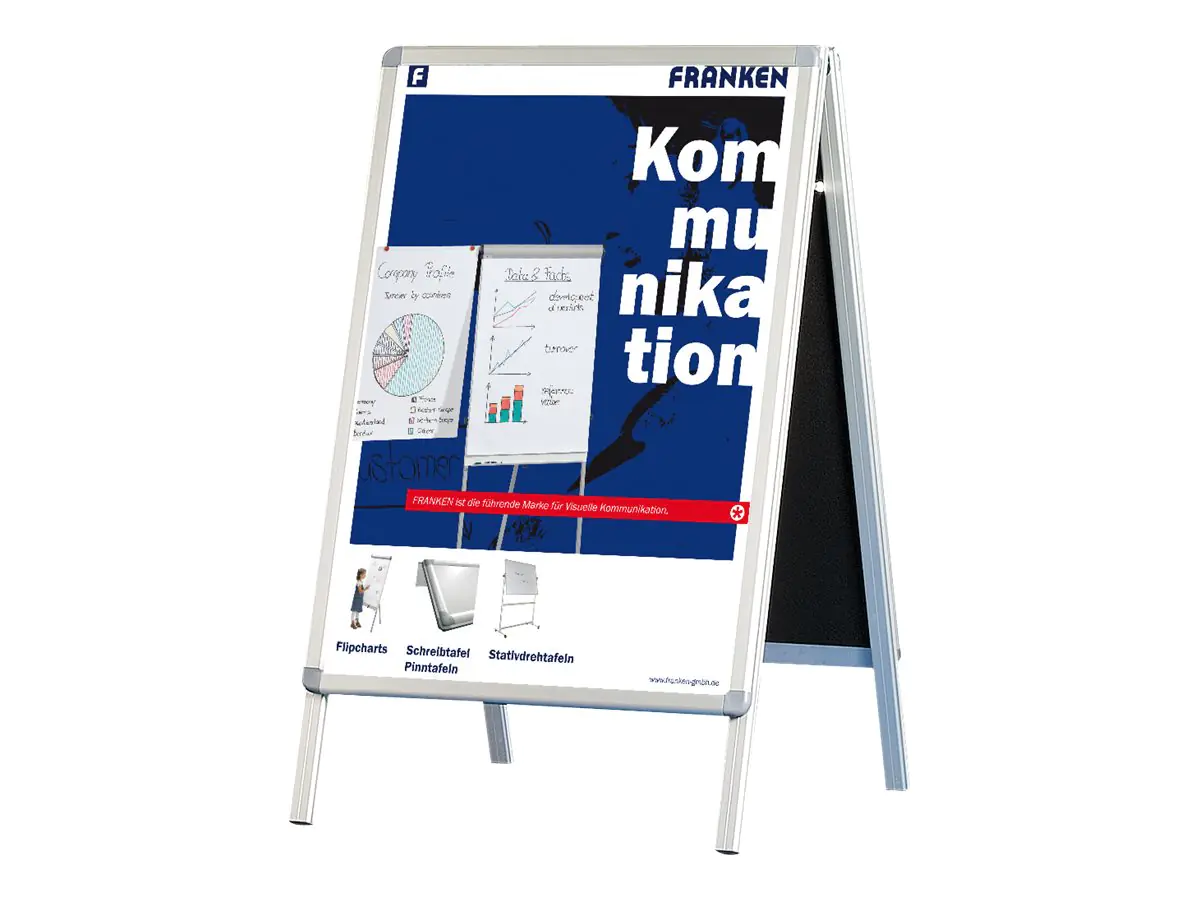 Franken GmbH FRANKEN Standard - Schildhalterung - Bodenaufstellung BSA2