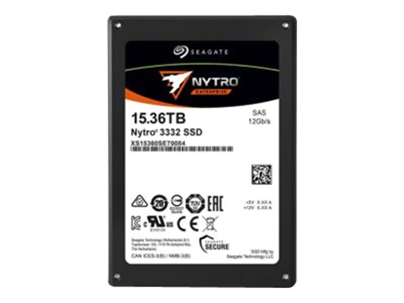 Seagate Nytro 3350 XS15360SE70045 - SSD - Scaled Endurance - 15.36 TB - intern - 2.5" (6.4 cm) - SAS 12Gb/s