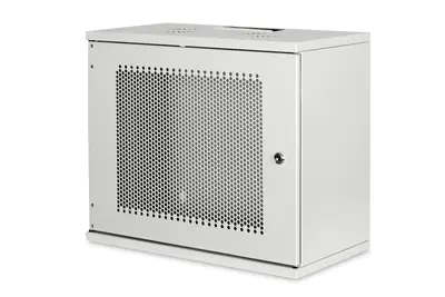 Digitus Professional Soho Series DN-19-09U-S-PD - Gehäuse - geeignet für Wandmontage - Grau, RAL 7035 - 9U - 48.3 cm (19")