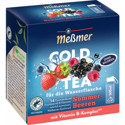 Meßmer Tee Cold Sommer-Beeren 14 Btl./Pack.