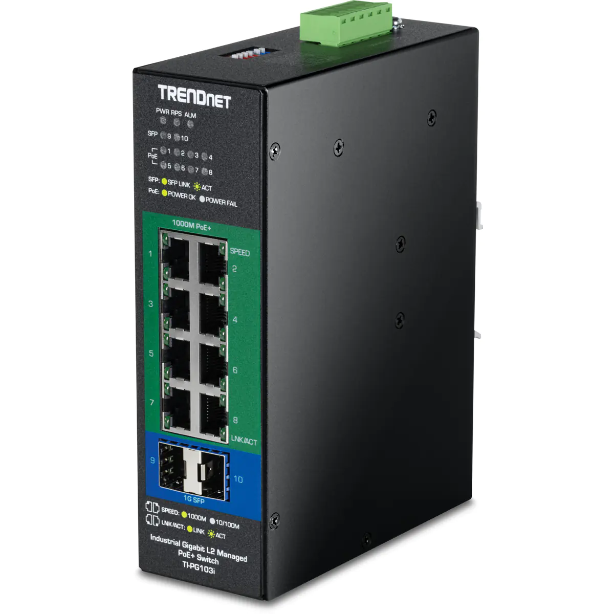TRENDnet Industrial L2 - Switch - 1 Gbps