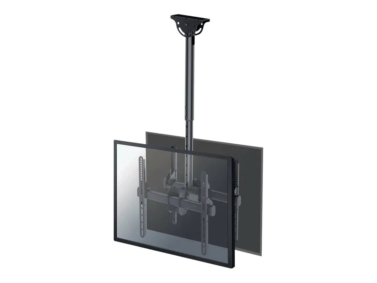NewStar Neomounts NM-C440D - Klammer für 2 LCD-Displays (full-motion) - Schwarz - Bildschirmgröße: 81.3-152.4 cm (32"-60") - Deckenmontage
