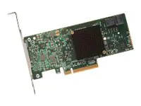 LSI MegaRAID SAS 9341-4i - Speichercontroller (RAID) - 4 Sender/Kanal - SATA 6Gb/s / SAS 12Gb/s Low-Profile - 12 Gbit/s - RAID 0, 1, 5, 10, 50, JBOD - PCIe 3.0 x8