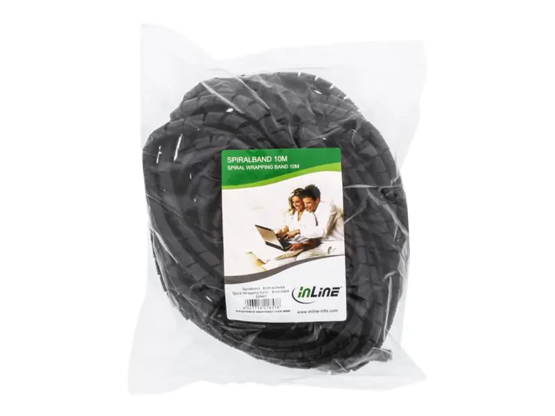 InLine - Kabelschlauch - 10 m - Schwarz