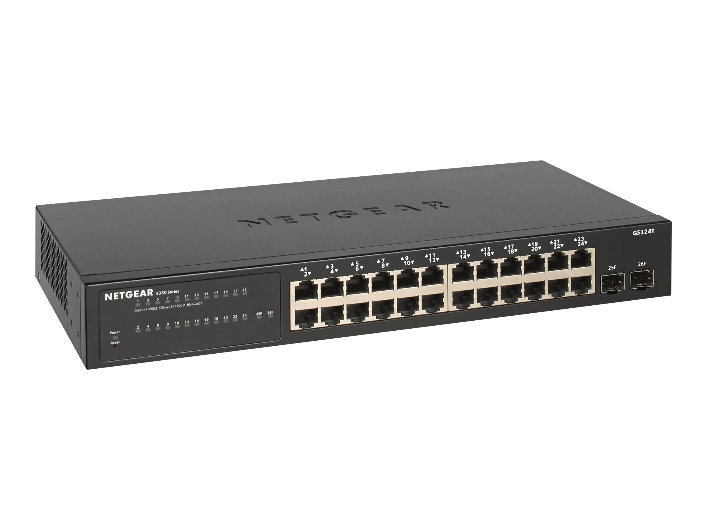 Netgear GS324T - Switch - Smart - 24 x 10/100/1000 + 2 x SFP GS324T-100EUS
