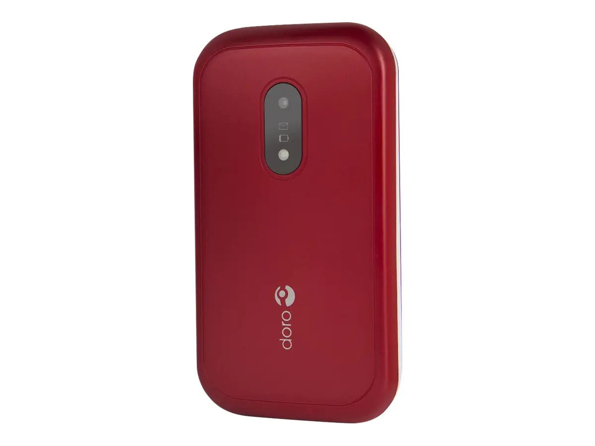 DORO 6040 - Feature Phone - Dual-SIM - 320 x 240 Pixel - rear camera 2 MP - Rot