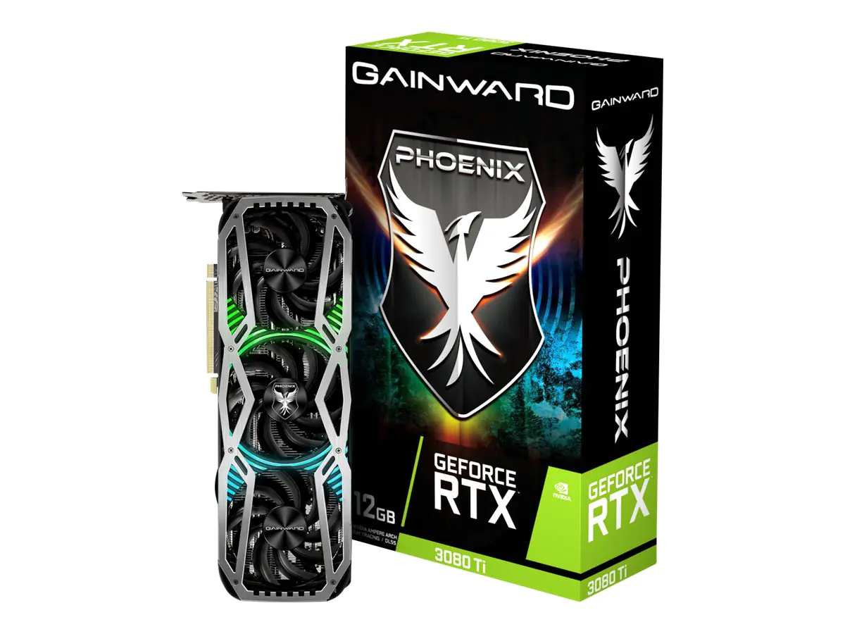 Gainward GeForce RTX 3080 Phoenix - Grafikkarten - GF RTX 3080 - 10 GB GDDR6X - PCIe 4.0 x16 - HDMI, 3 x DisplayPort