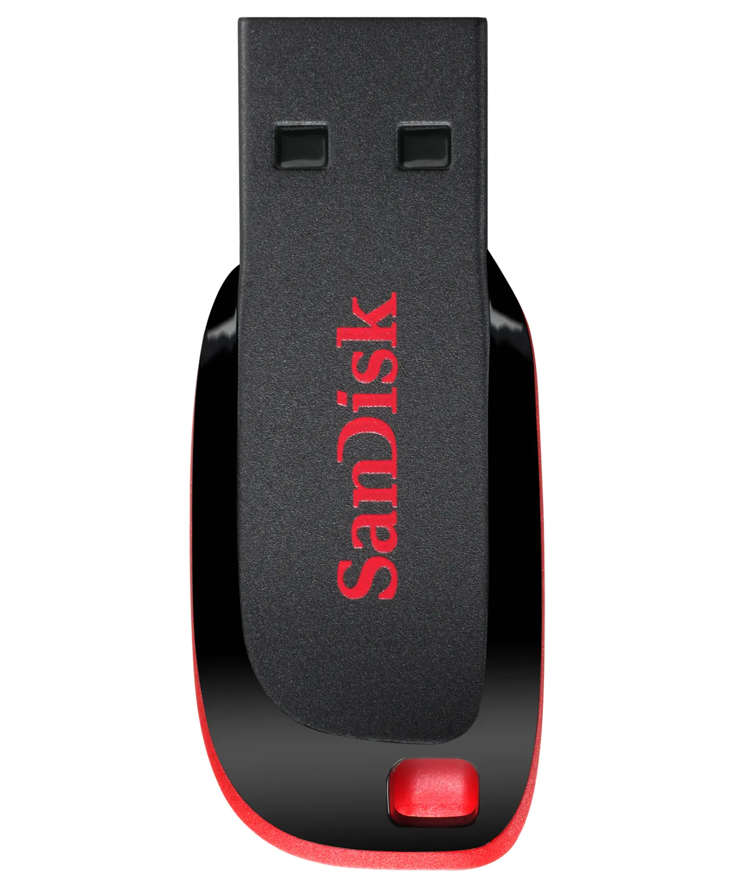 SanDisk Cruzer Blade - USB-Flash-Laufwerk - 32 GB - USB 2.0 - Rot, elegant schwarz