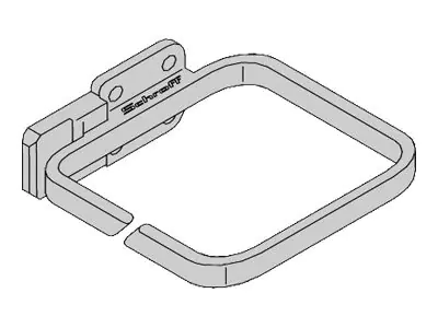 SCHROFF VARISTAR - Kabelverteilungsring - Schwarz (Packung mit 4) 23130336