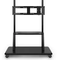 ViewSonic VB-STND-001-2C - Wagen (Wandmontagehalterung) - für interaktives Flachfeld- / LCD-Display - Trolleyständer mit Rollen - Bildschirmgröße: 139.7-248.92 cm (55"-98")