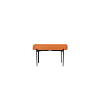 Paperflow Sitzbank GAIA 79 x 45,5 x 42 cm (B x H x T) Werkstoff des Bezuges: Kunstleder (79 % PVC, 21 % PES) Werkstoff der Sitzfläche: Spanplatte orange