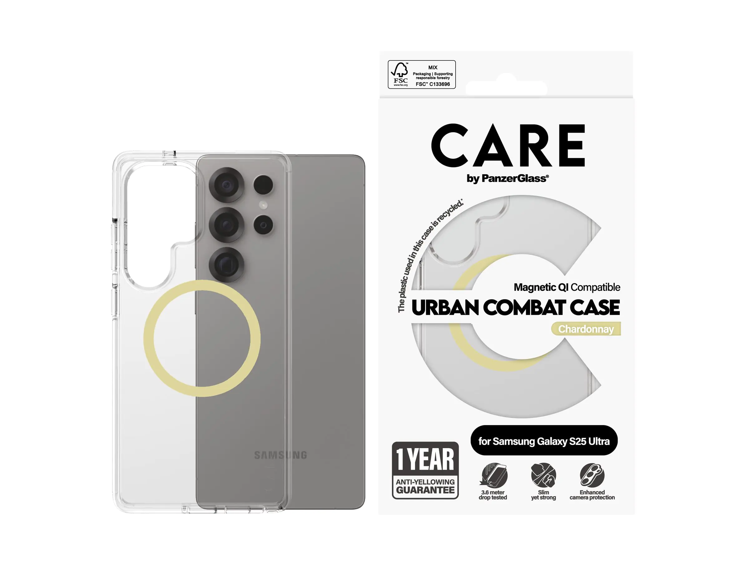 PanzerGlass CARE by PanzerGlass Urban Combat - Hintere Abdeckung für Mobiltelefon - Polycarbonat,