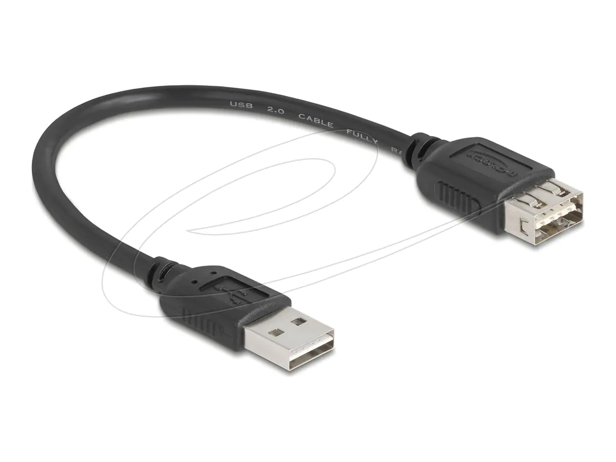 Delock USB-Verlängerungskabel - USB (M) umkehrbar zu USB (W)