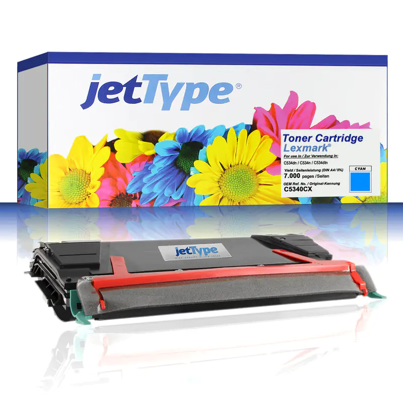 jetType Toner kompatibel zu Lexmark C5340MX magenta 7.000 Seiten 1 Stück