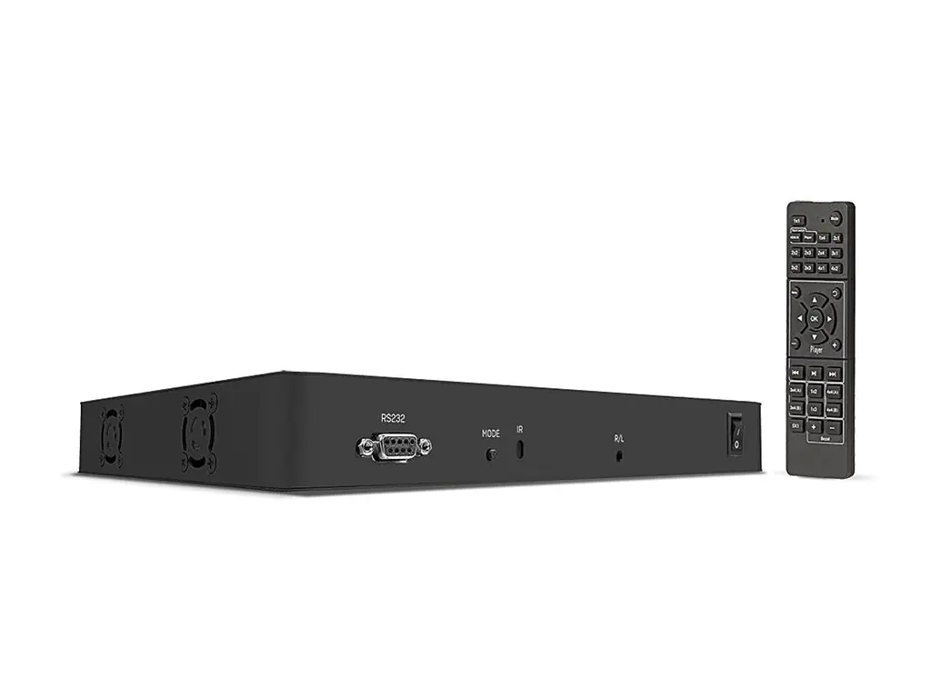 Lindy Video/Audio-Schalter - Wand-Scaler - 9 x HDMI