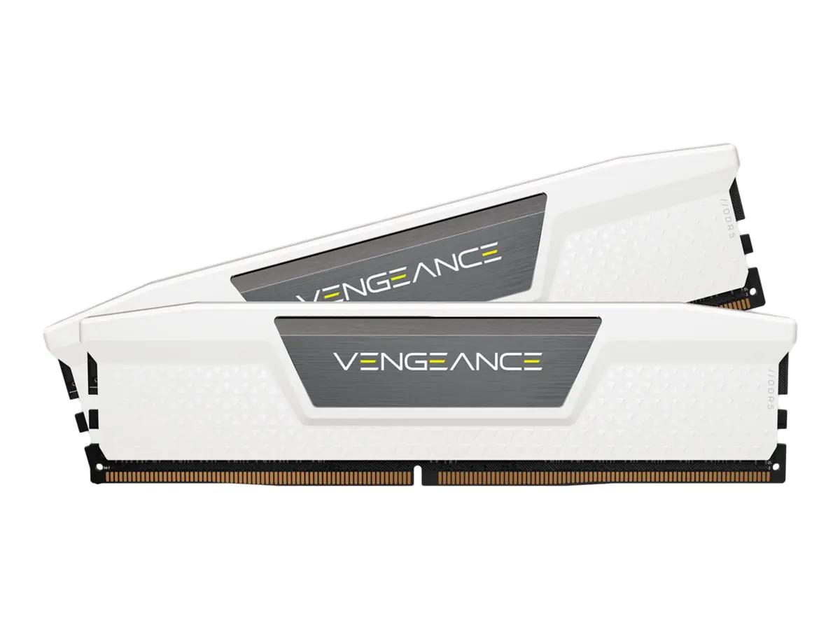 CORSAIR Vengeance - DDR5 - Kit - 32 GB + 2 x 16 GB - DIMM 288-PIN - 5200 MHz / PC5-41600 - CL40 - 1.25 V - weiß