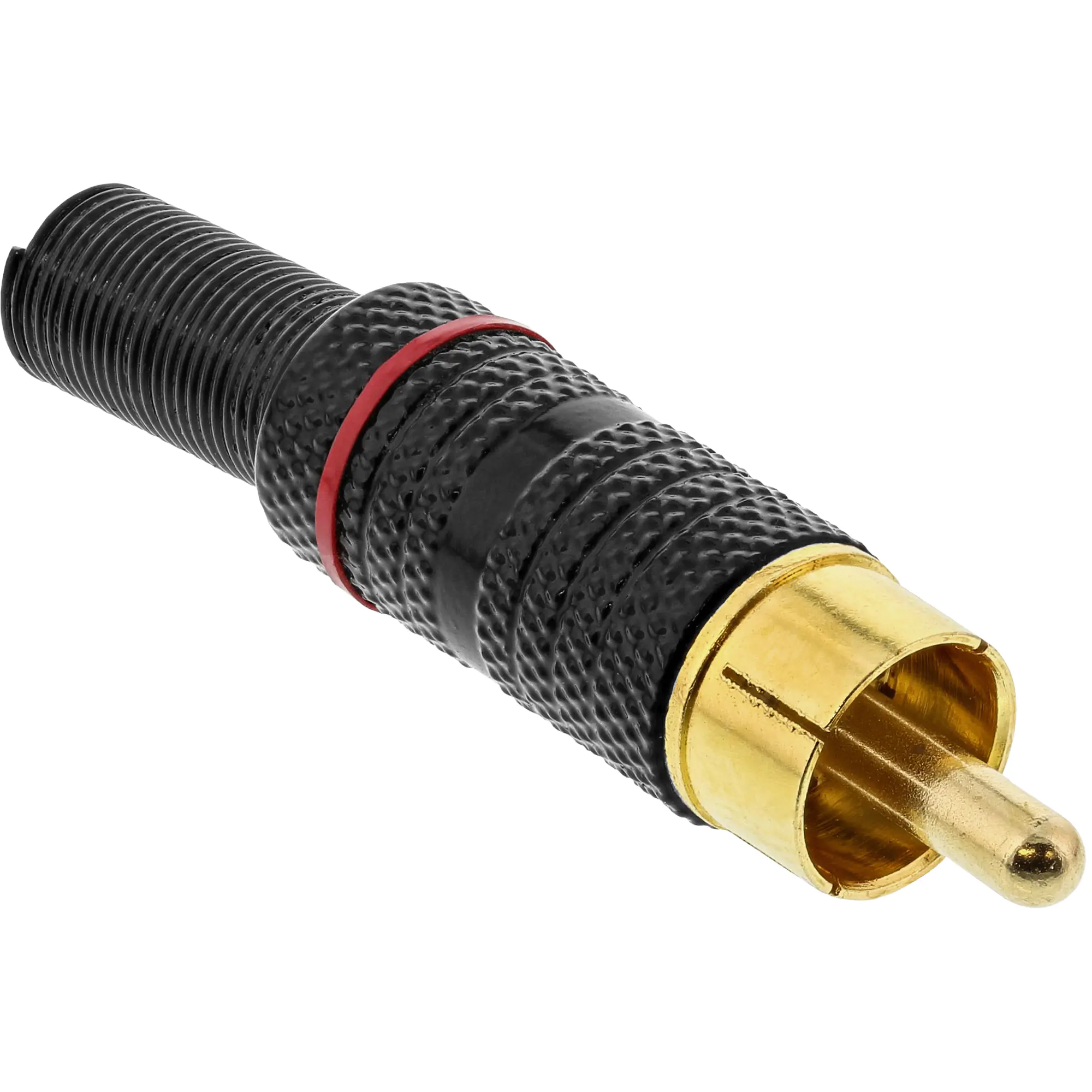 InLine - Audio-Stecker - RCA männlich - Schwarz
