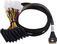 Microchip Adaptec - Internes SAS-Kabel - 1x8 Slim SAS (SFF-8654) zu U.3 (SFF-8639) - 80 cm