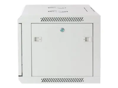 Intellinet Network Cabinet, Wall Mount (Standard), 12U, Usable Depth 350mm/Width 540mm, Grey, Assembled, Max 60kg, Metal & Glass Door, Back Panel, Removeable Sides,Suitable also for use on desk or floor, 19",Parts for wall install (eg screws/rawl plu